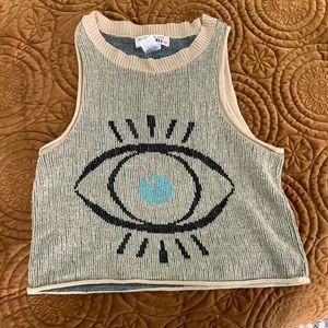 Eyeball sweater vest